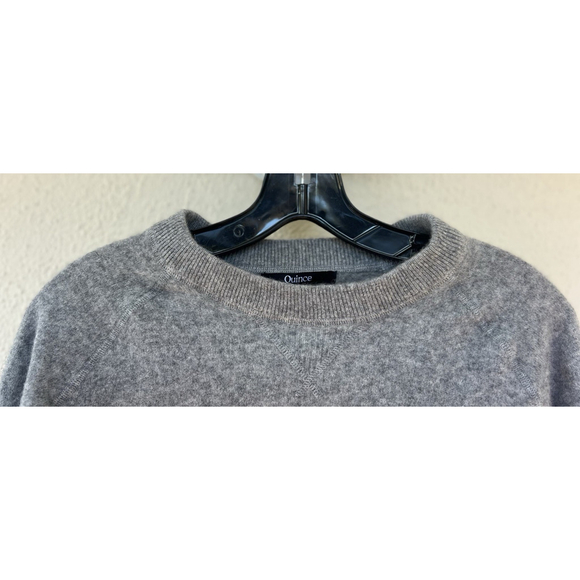 Quince Sweater Womens 2XS Gray Cashmere Knit Crewneck Pullover Soft Cozy Warm - Picture 2 of 5